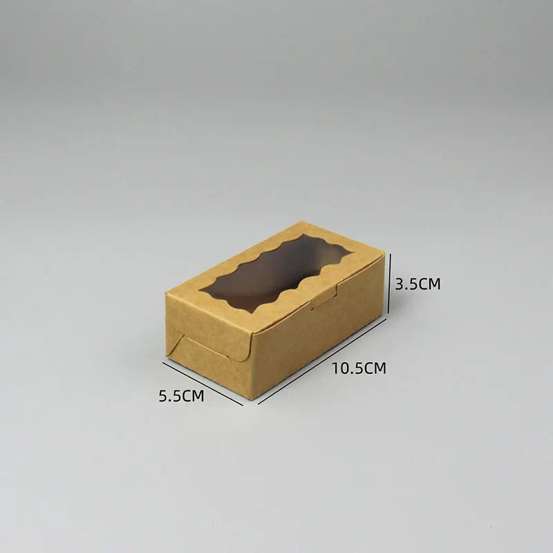 10/20/50pcs gift box with clear window-suitable for packaging, wedding, party birthday decoration and small business supplies