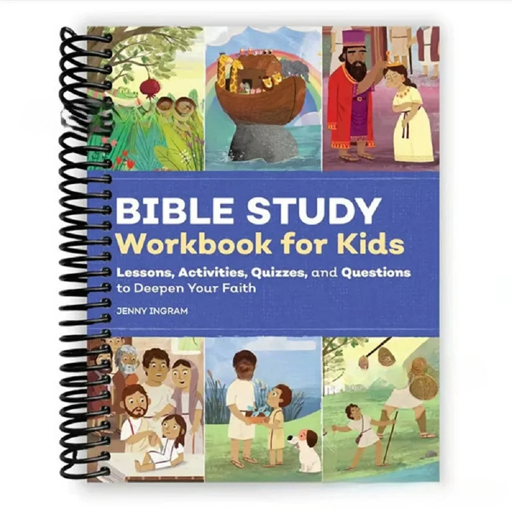 ‌Bible Study Workbook for Kids: A Complete Resource with Lessons, Interactive Activities, Quizzes Questions To Build Faith‌ book