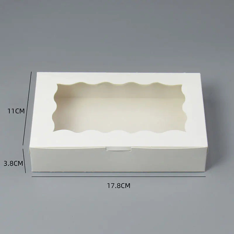 10/20/50pcs gift box with clear window-suitable for packaging, wedding, party birthday decoration and small business supplies