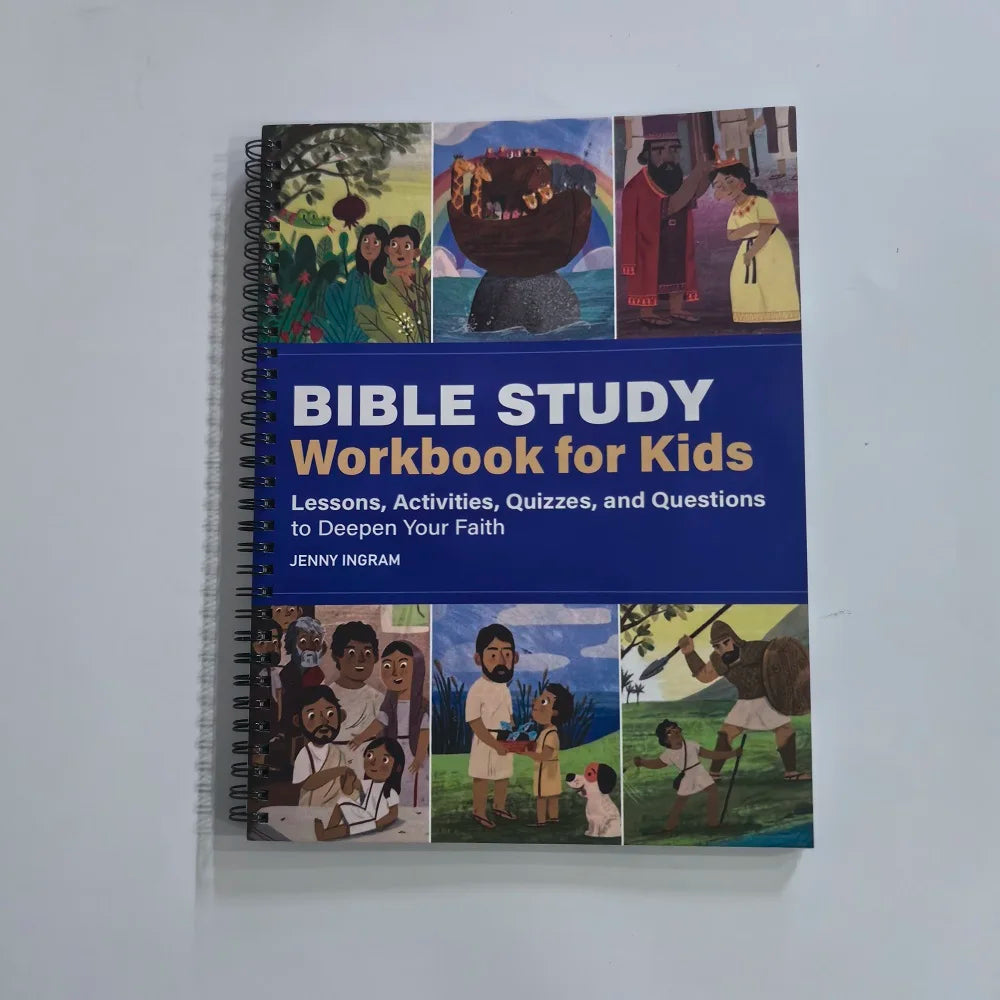 ‌Bible Study Workbook for Kids: A Complete Resource with Lessons, Interactive Activities, Quizzes Questions To Build Faith‌ book