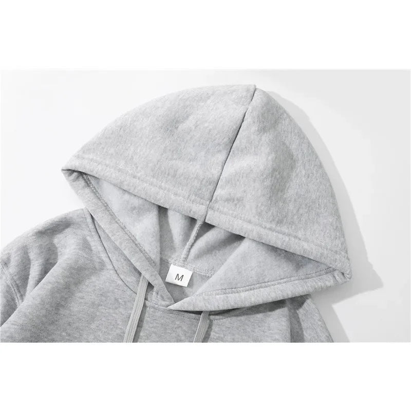 Christian Jesus Faith Over Fear Bible Verse Hoodies Men Fabric Street Fashion Hoodie Casual Street Sweatshirt Cyberpunk Style