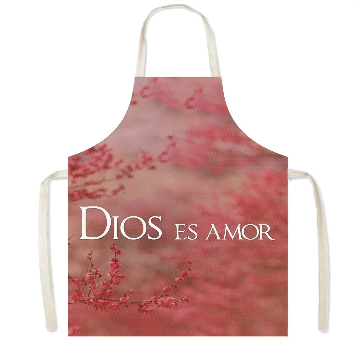 Christian Gift Bible Verse Print Kitchen Apron Women Cooking Apron for Nail Salons BBQ Chef Waiter Home Cleaning Tool Pinafore