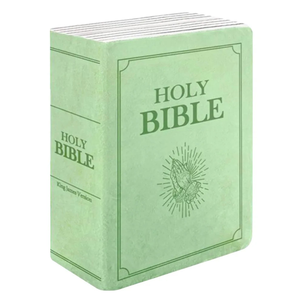 Children Gift Realistic Looking Bible Pillow Sofa Cushion Home Decor Bible Throw Pillow Cutest 33*22cm Bible Cushion