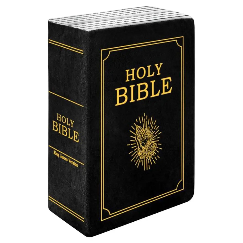 Children Gift Realistic Looking Bible Pillow Sofa Cushion Home Decor Bible Throw Pillow Cutest 33*22cm Bible Cushion