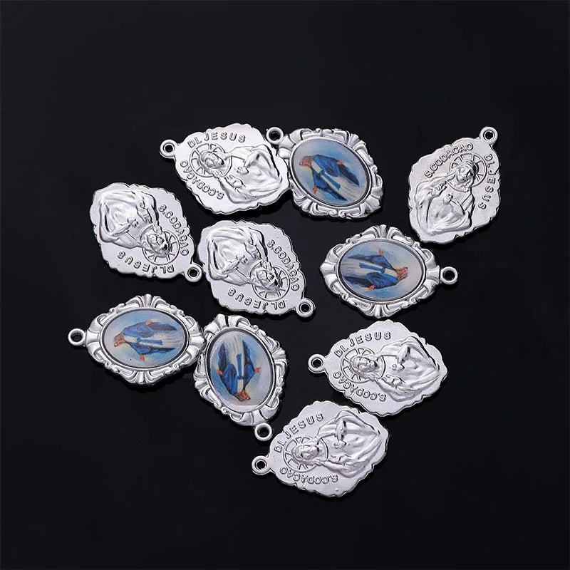 catholic style catholic pendant medal mix icon religious amulet medal
