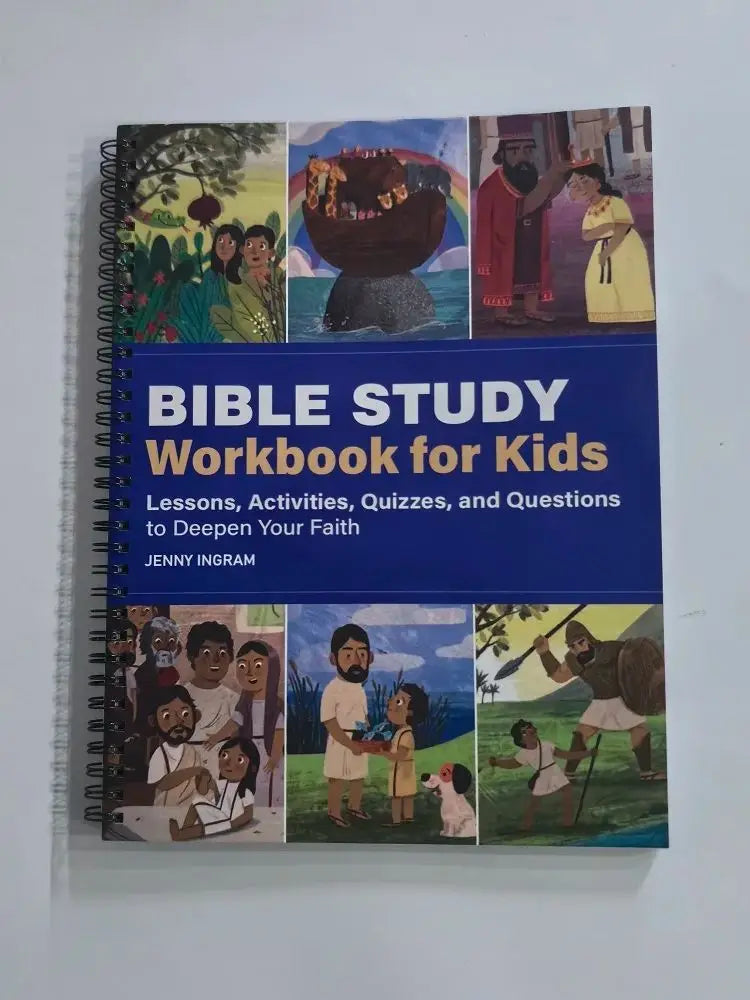 ‌Bible Study Workbook for Kids: A Complete Resource with Lessons, Interactive Activities, Quizzes Questions To Build Faith‌ book