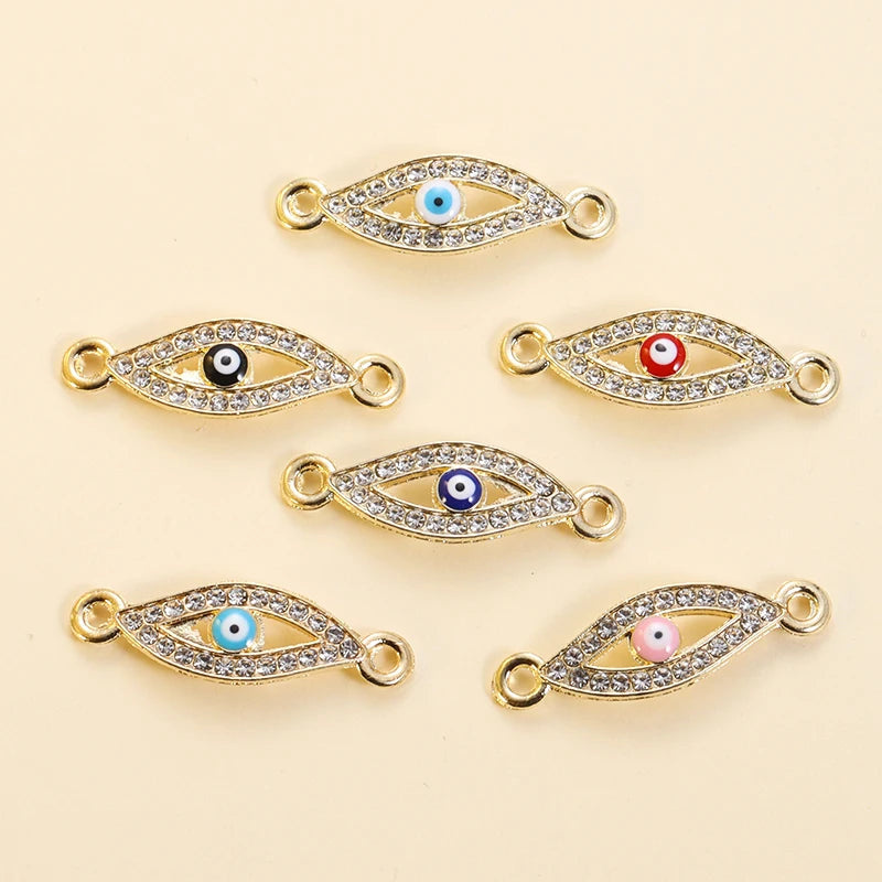 10Pcs Classic Enamel Miraculous Medal Virgin Mary Catholic Holy Charm Gold Plated Pendant Diy Necklace Jewelry Accessories