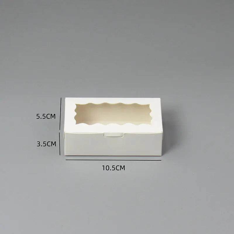 10/20/50pcs gift box with clear window-suitable for packaging, wedding, party birthday decoration and small business supplies