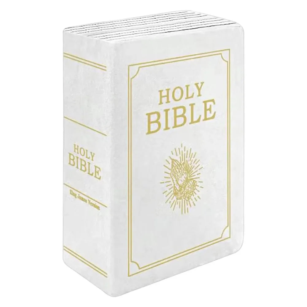 Children Gift Realistic Looking Bible Pillow Sofa Cushion Home Decor Bible Throw Pillow Cutest 33*22cm Bible Cushion