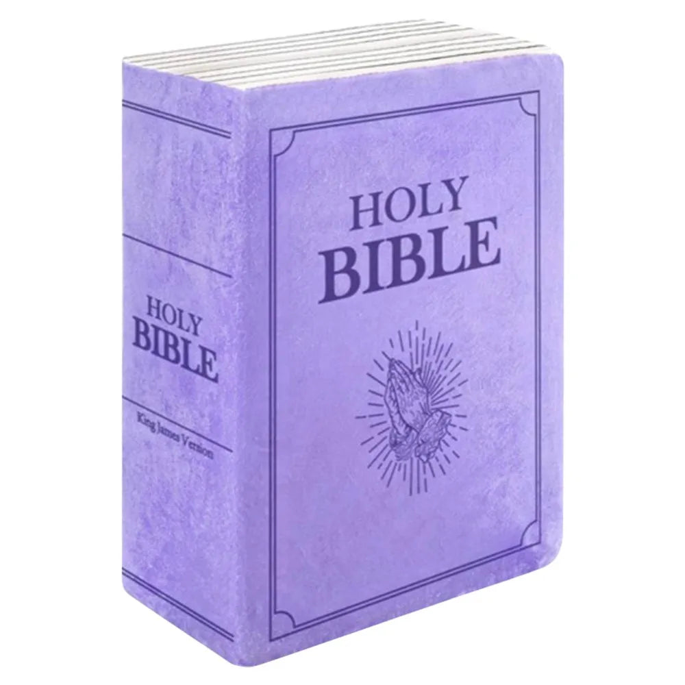 Children Gift Realistic Looking Bible Pillow Sofa Cushion Home Decor Bible Throw Pillow Cutest 33*22cm Bible Cushion